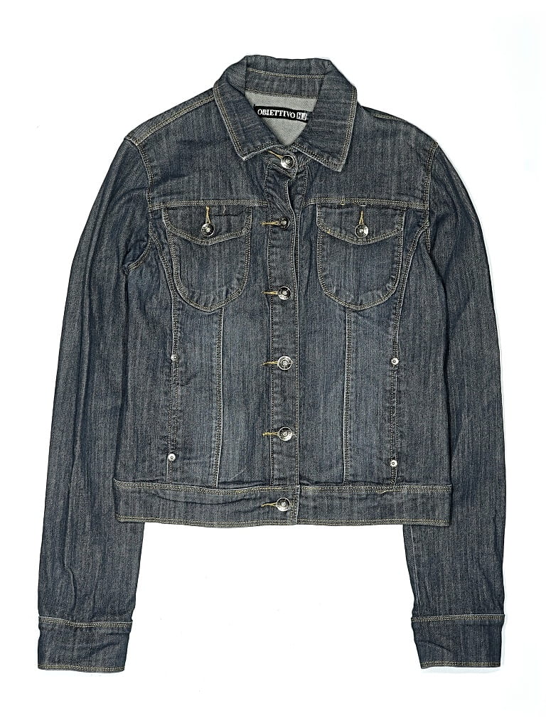 Pre-owned Assorted Brands Kids' Denim Jacket In Blue