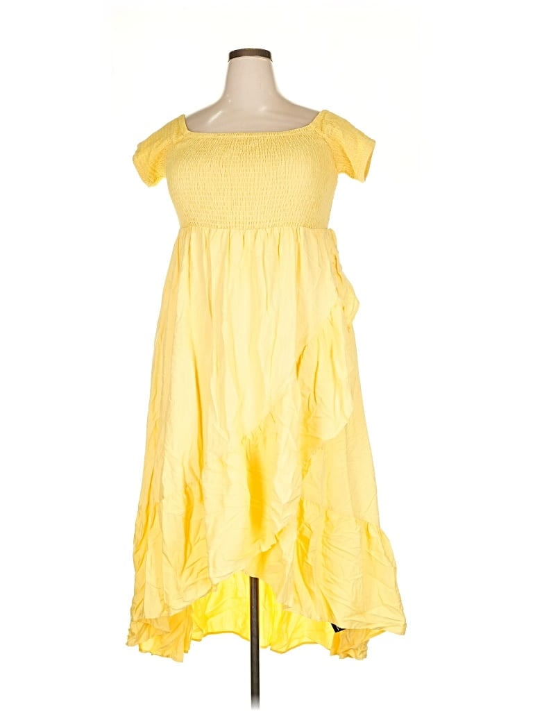 Pre-owned Torrid Casual Dress In Yellow