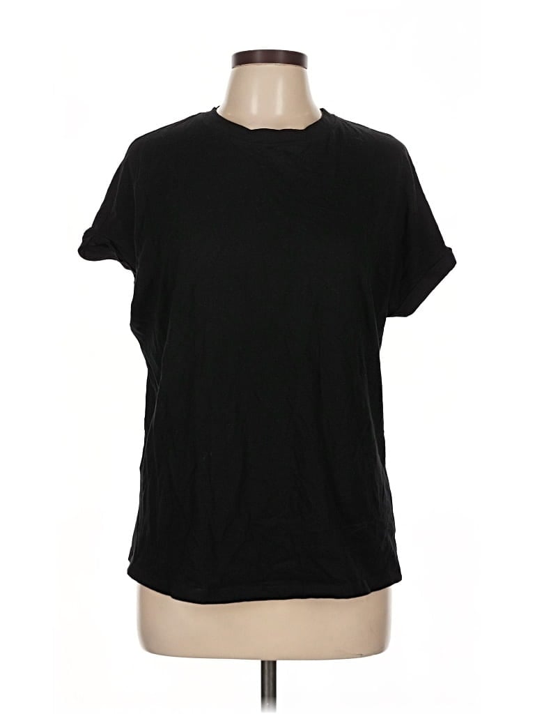 Pre-owned Mng Short Sleeve T-shirt In Black