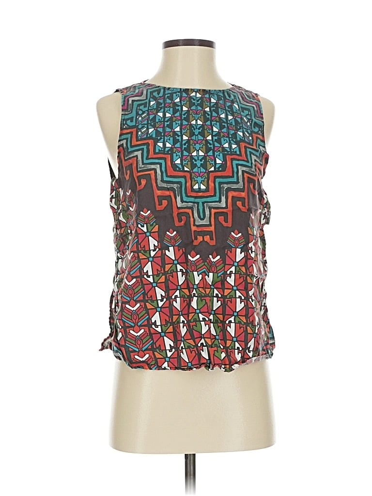 Pre-owned Mara Hoffman Sleeveless Blouse In Blue