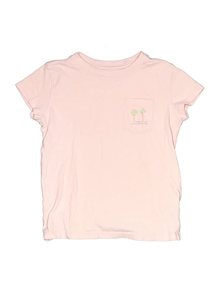 Pre-owned Vineyard Vines Kids' Short Sleeve T-shirt In Pink