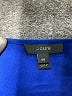 J.Crew 100% Silk Blue 3/4 Sleeve Silk Top Size 00 - photo 7