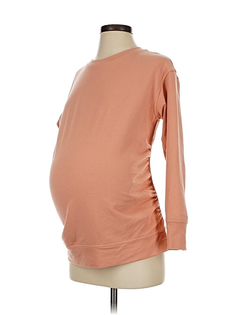 Pre-owned Isabel Maternity Cardigan Sweater In Brown