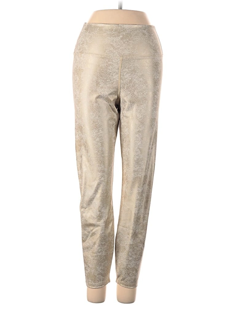Pre-owned Carbon38 Casual Pants In Gold