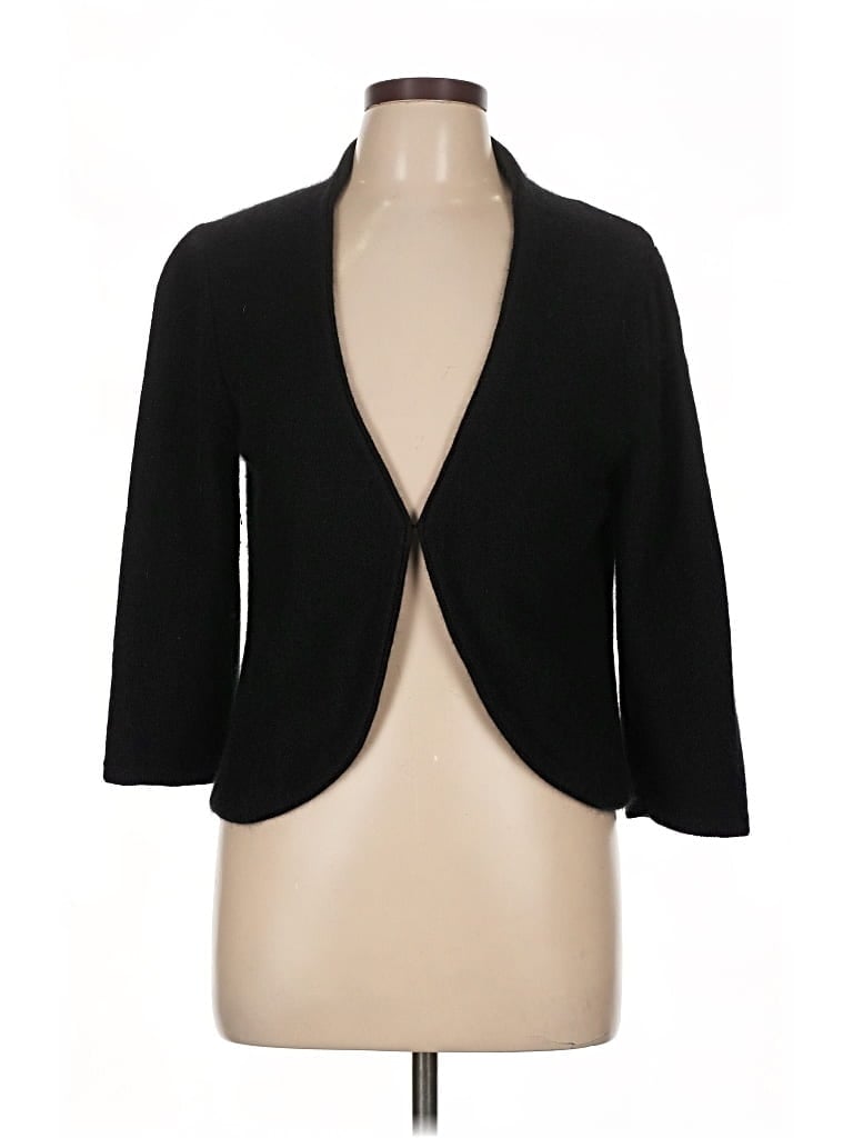 Pre-owned Marina Luna Cardigan Sweater In Black