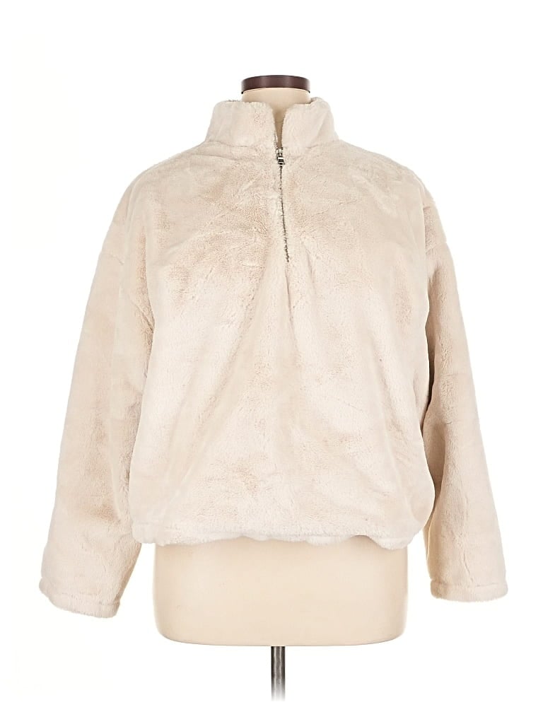 Pre-owned A New Day Faux Fur Jacket In White