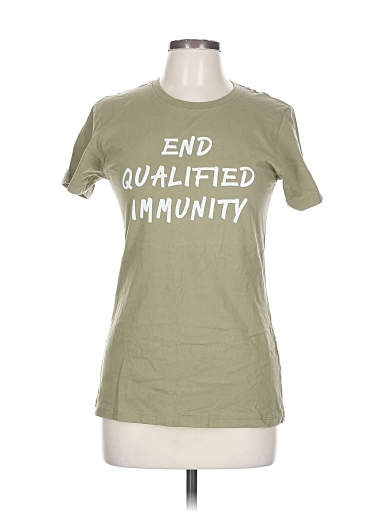 Pre-owned Next Level Apparel Short Sleeve T-shirt In Green