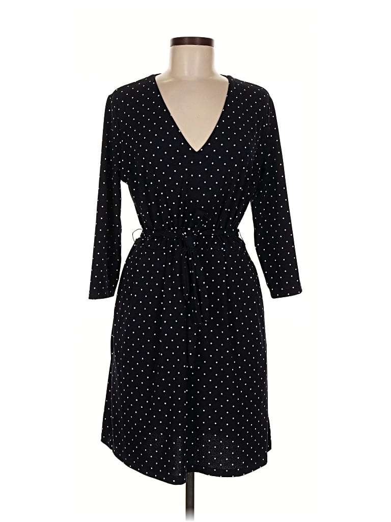 Pre-owned H&m Casual Dress In Black