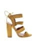 Charlotte Russe Yellow Orange Heels Size 6 - photo 1