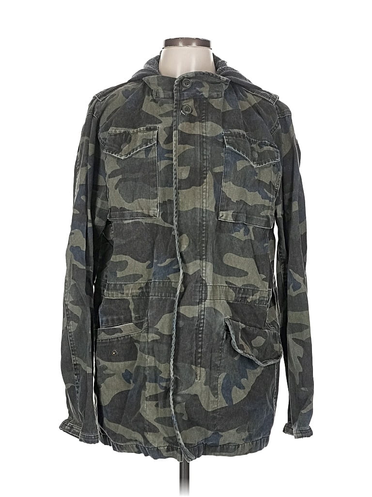 Pre-owned Rsq Jacket In Green