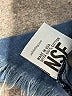 NSF 100% Cotton Blue 3/4 Sleeve Blouse Size P (petite) - photo 8