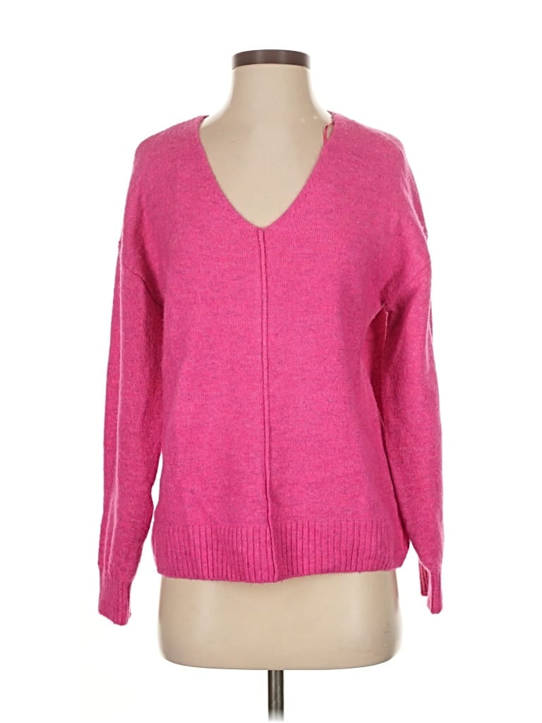 Pre-owned Vince Camuto Pullover Sweater In Pink