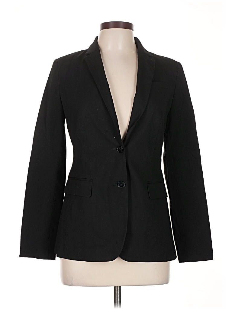 Pre-owned Banana Republic Factory Store Blazer Jacket In Black
