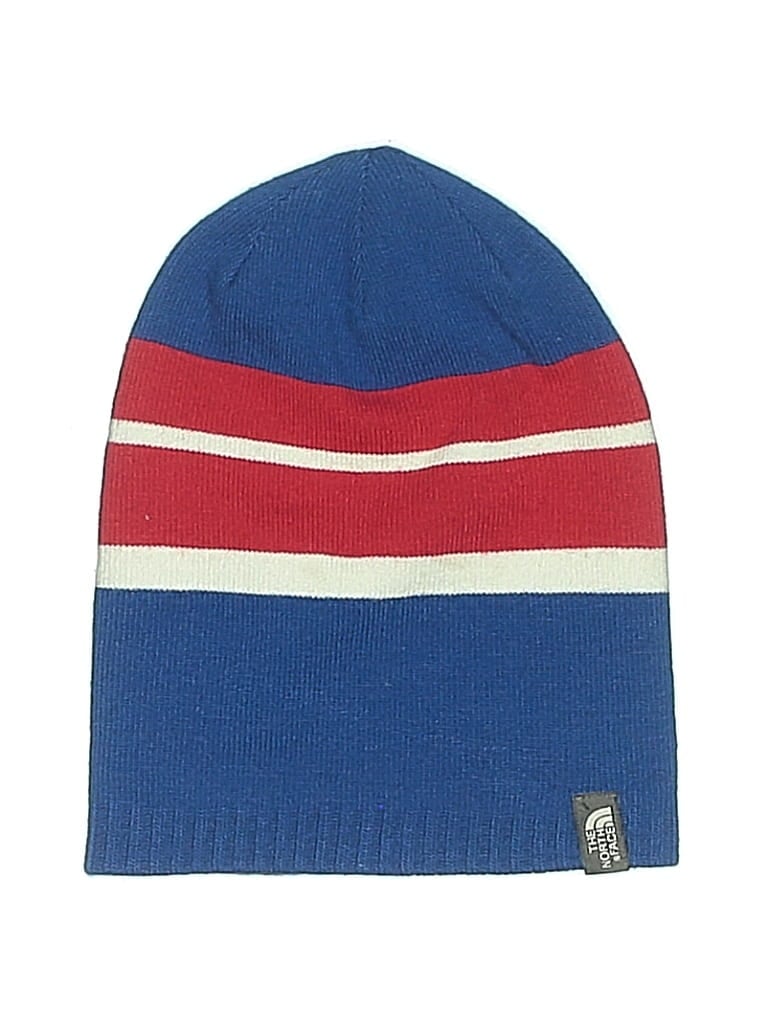 Pre-owned The North Face Kids' Beanie Hat In Blue