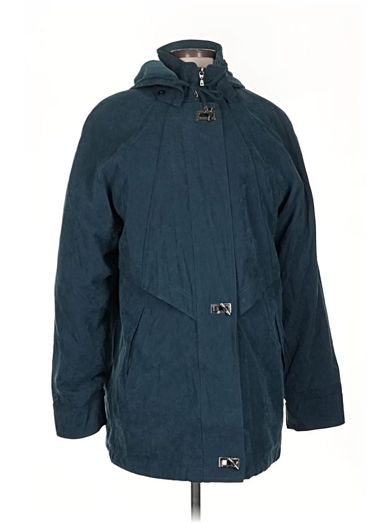 Pre-owned St. John's Bay Coat In Blue