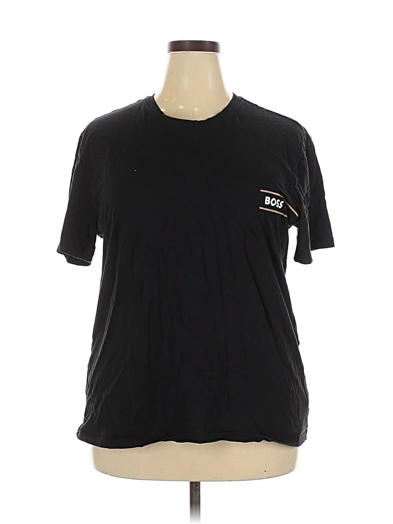 Pre-owned Boss By Hugo Boss Short Sleeve T-shirt In Black