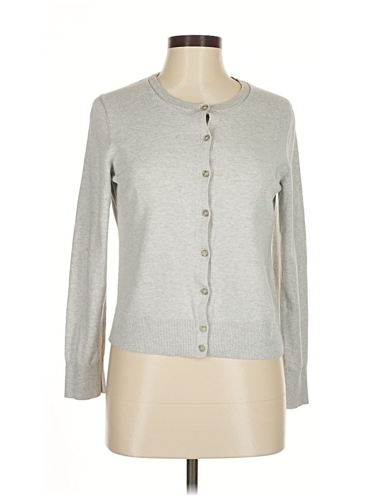 Pre-owned Gap Cardigan Sweater In Gray