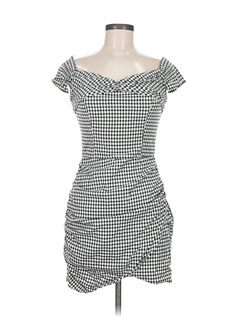 Pre-owned Zara Basic Casual Dress In White