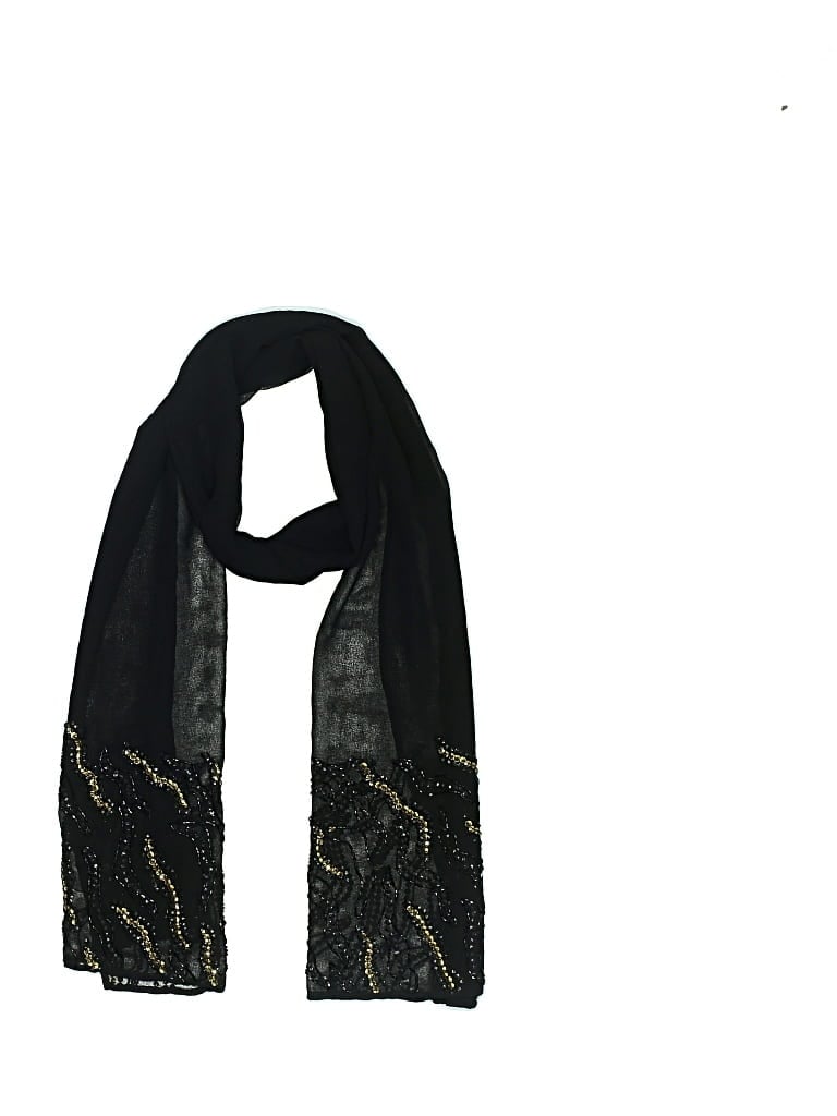 Pre-owned Unbranded Scarf In Black