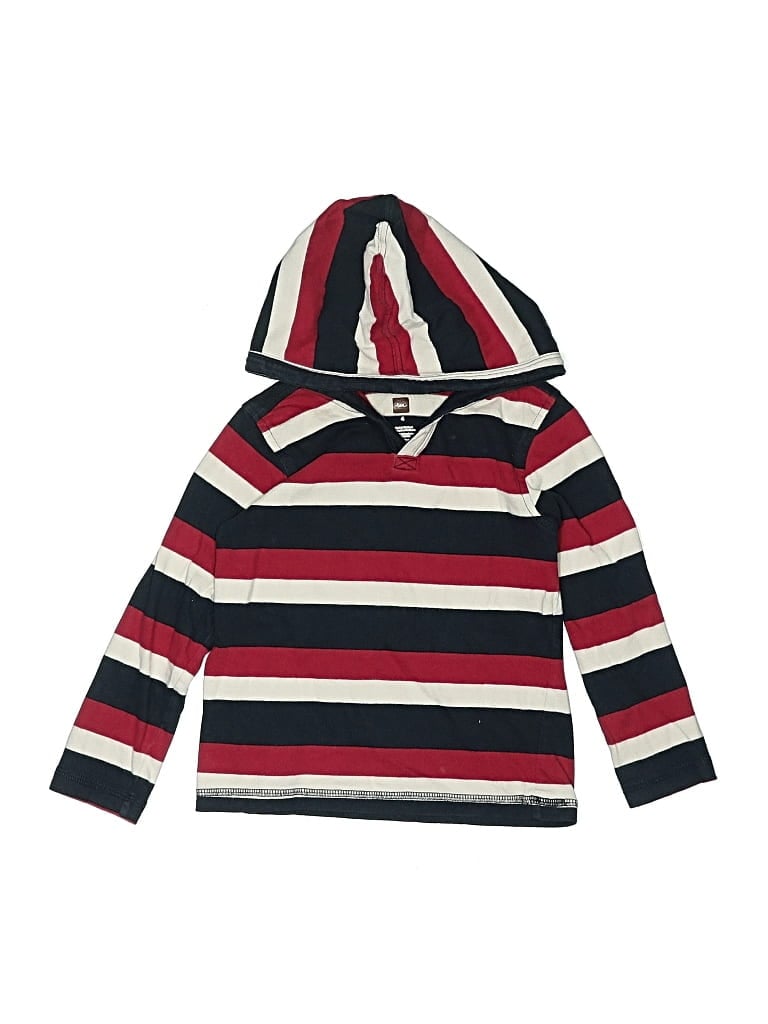 Pre-owned Tea Kids' Long Sleeve T-shirt In Red