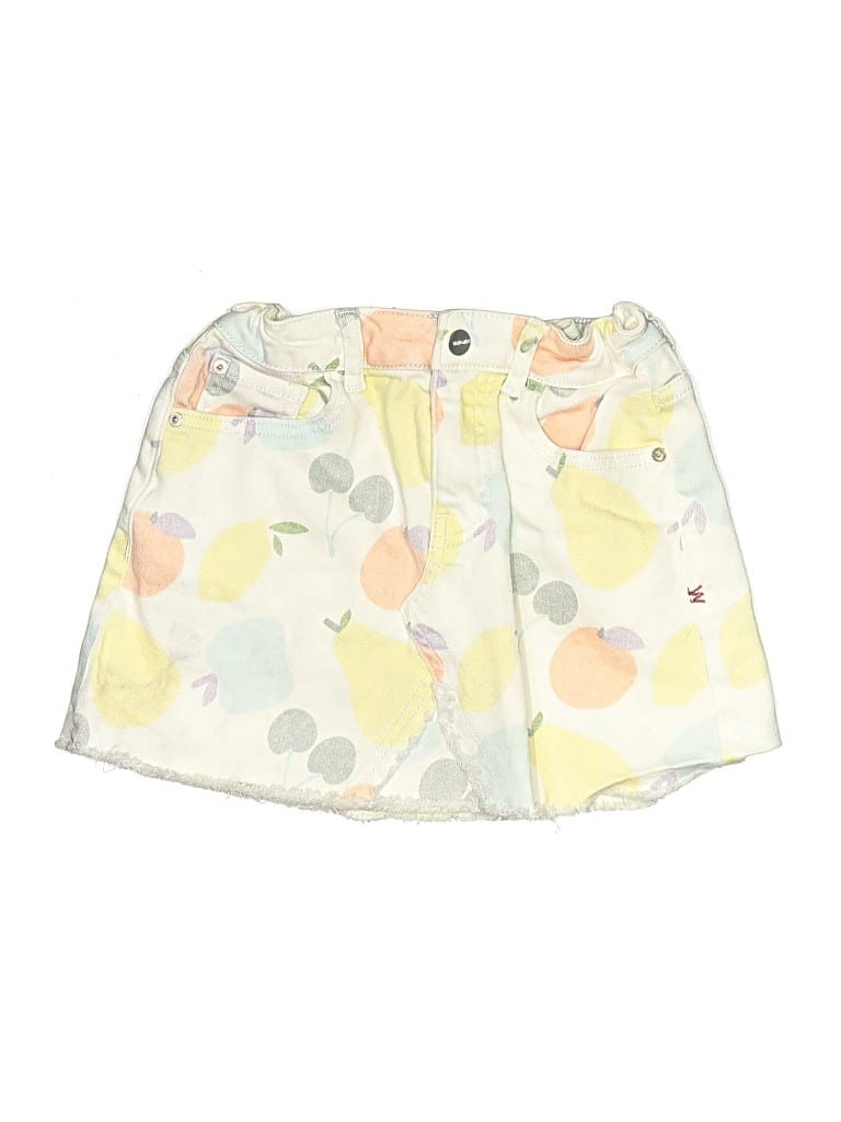 Pre-owned Warp & Weft Kids' Skirt In Yellow