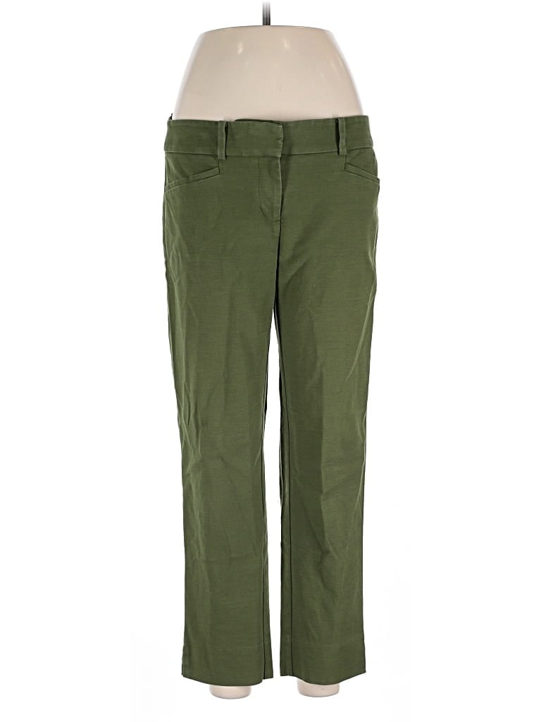 Pre-owned Ann Taylor Loft Khaki Pant In Green