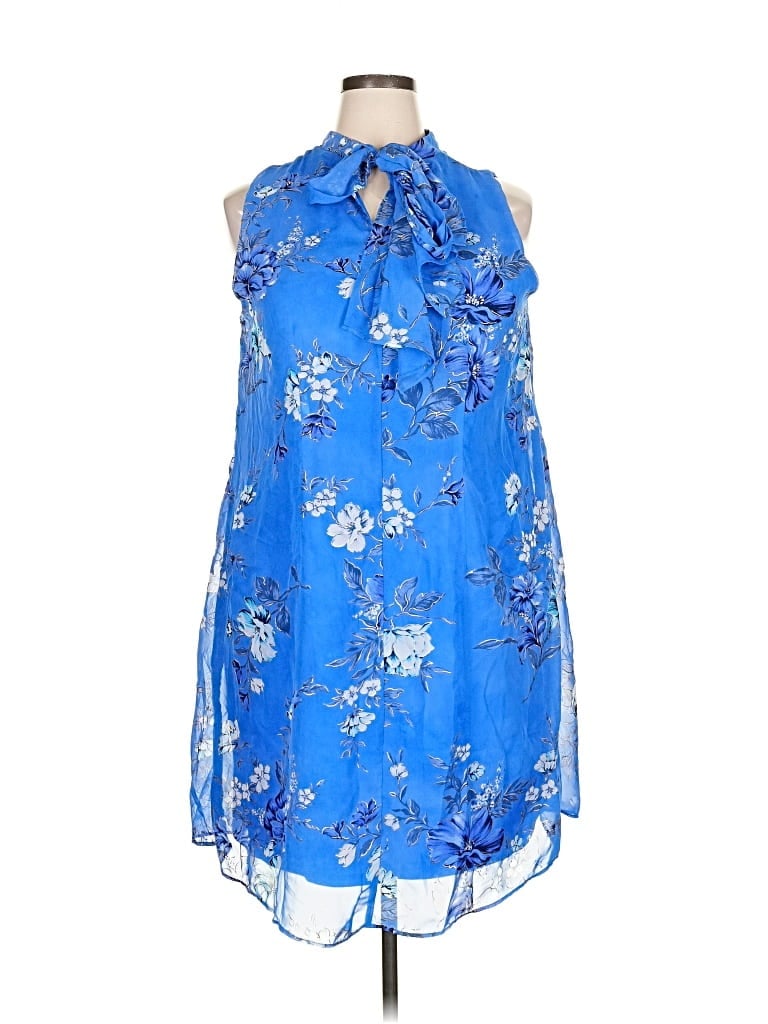 Pre-owned Lane Bryant Casual Dress In Blue