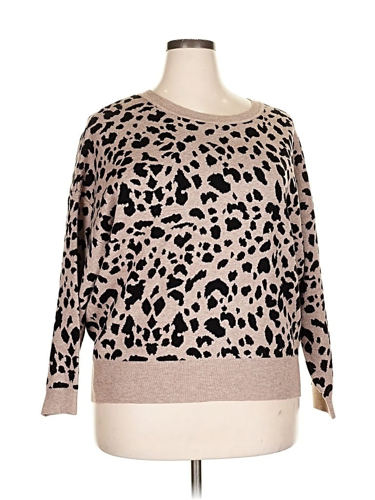 Workshop Republic Clothing Pullover Sweater In Brown