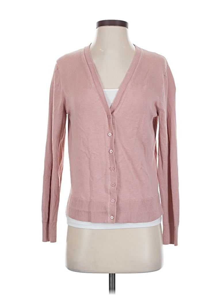 Pre-owned Banana Republic Factory Store Cardigan Sweater In Pink