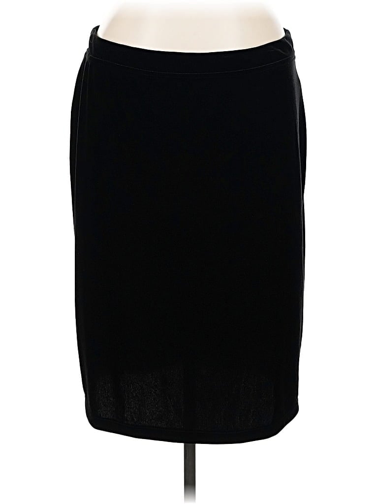 Pre-owned Travelers By Chico's Formal Skirt In Black