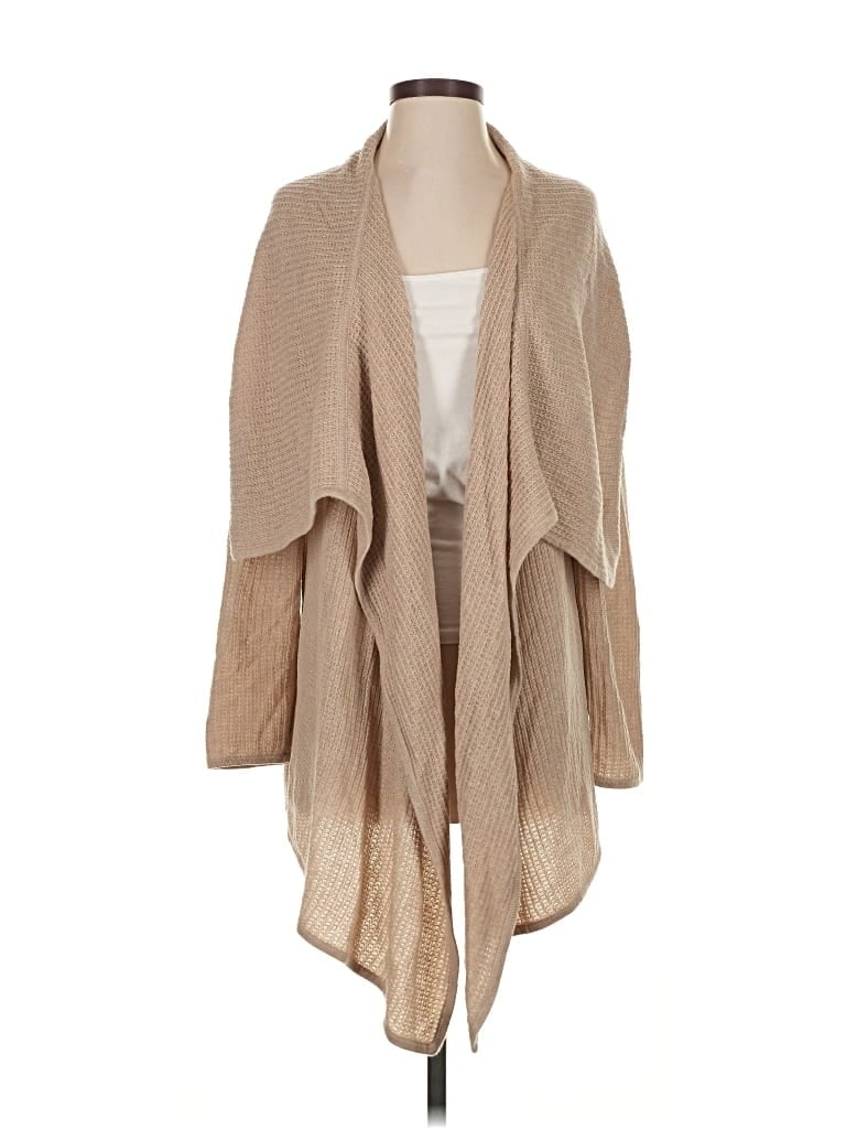 Pre-owned Nordstrom Collection Cashmere Cardigan Sweater In Brown