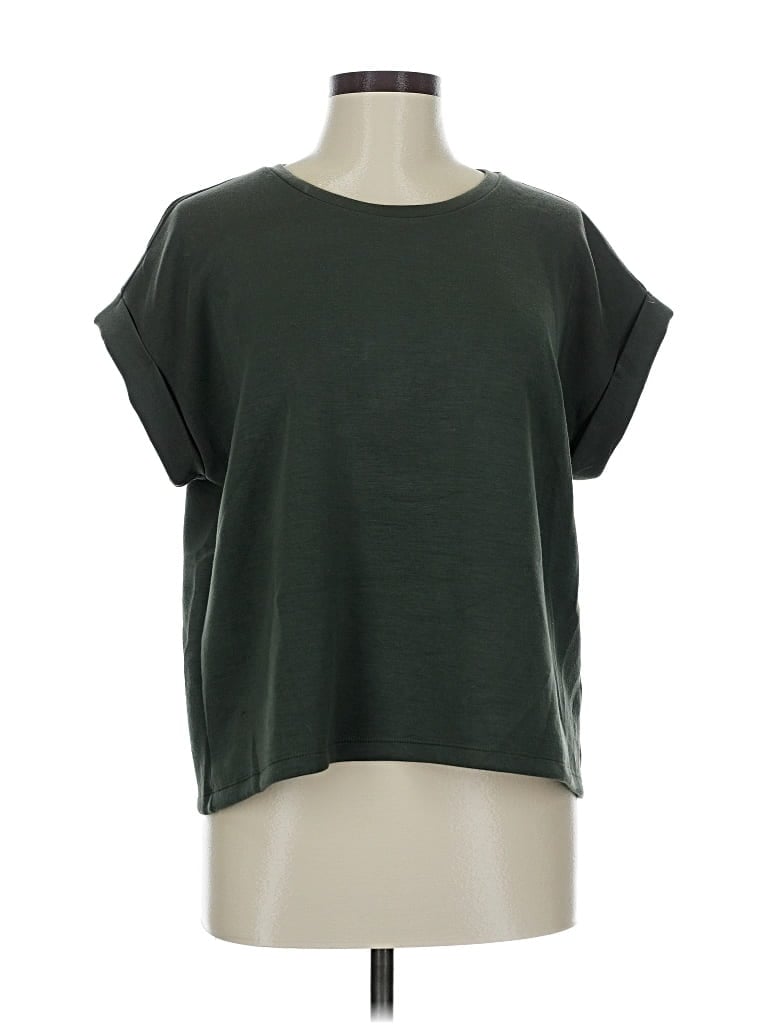 Pre-owned T Tahari Short Sleeve T-shirt In Green