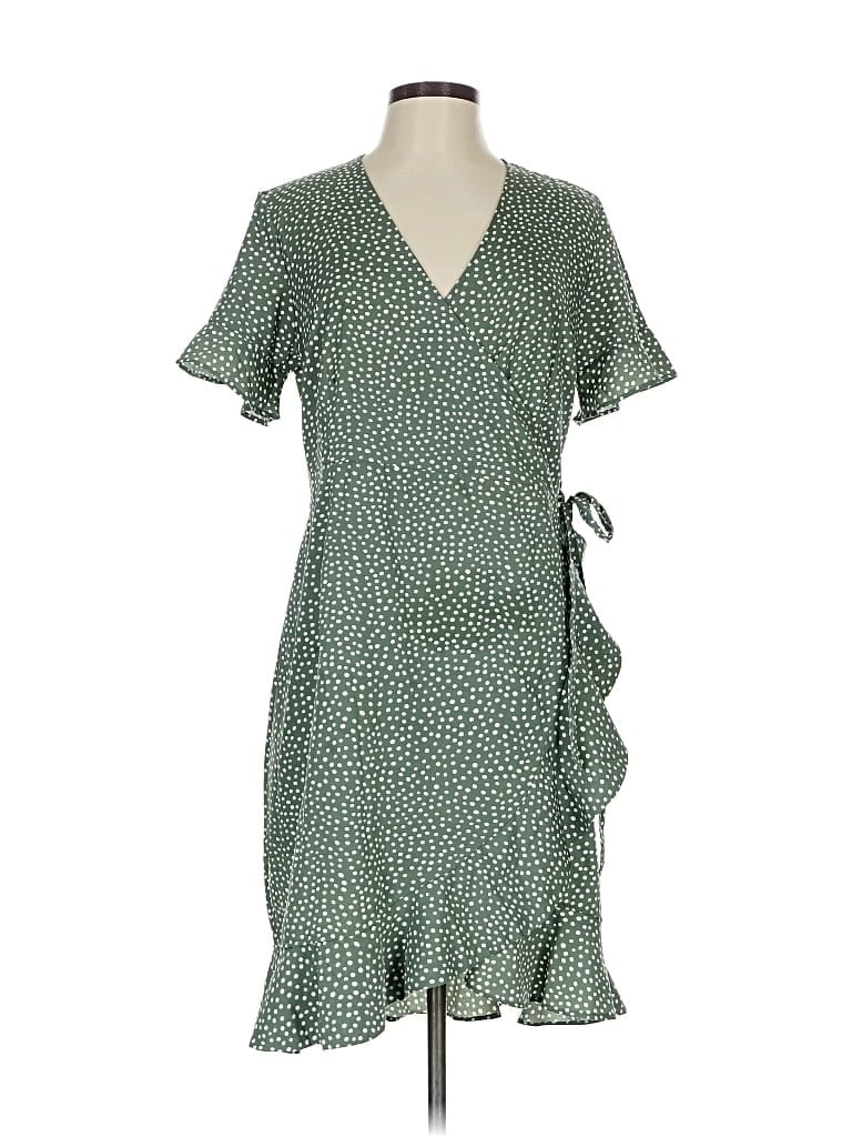 Pre-owned Vero Moda Casual Dress In Green