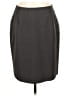 Alia Solid Gray Casual Skirt Size 8 - photo 1
