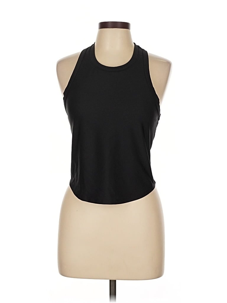Pre-owned Active By Old Navy Tank Top Black Halter Neckline Tops