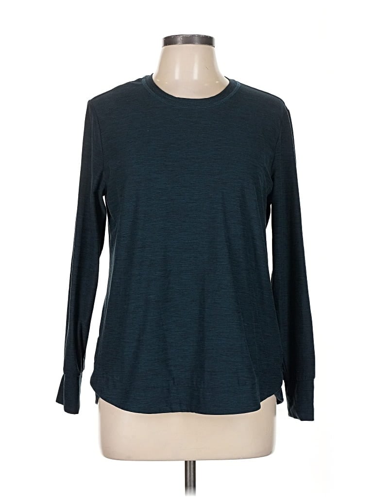 Pre-owned Skechers Long Sleeve T-shirt In Blue