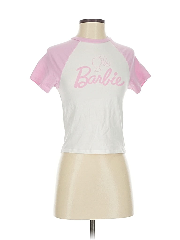 Pre-owned Barbie Short Sleeve T-shirt In Pink