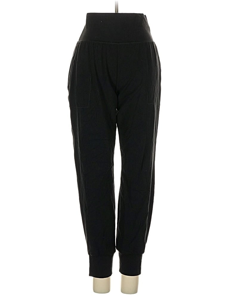 Pre-owned Athleta Track Pants In Black