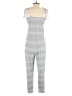 Lou & Grey Checkered-gingham Gray Jumpsuit Size S - photo 2