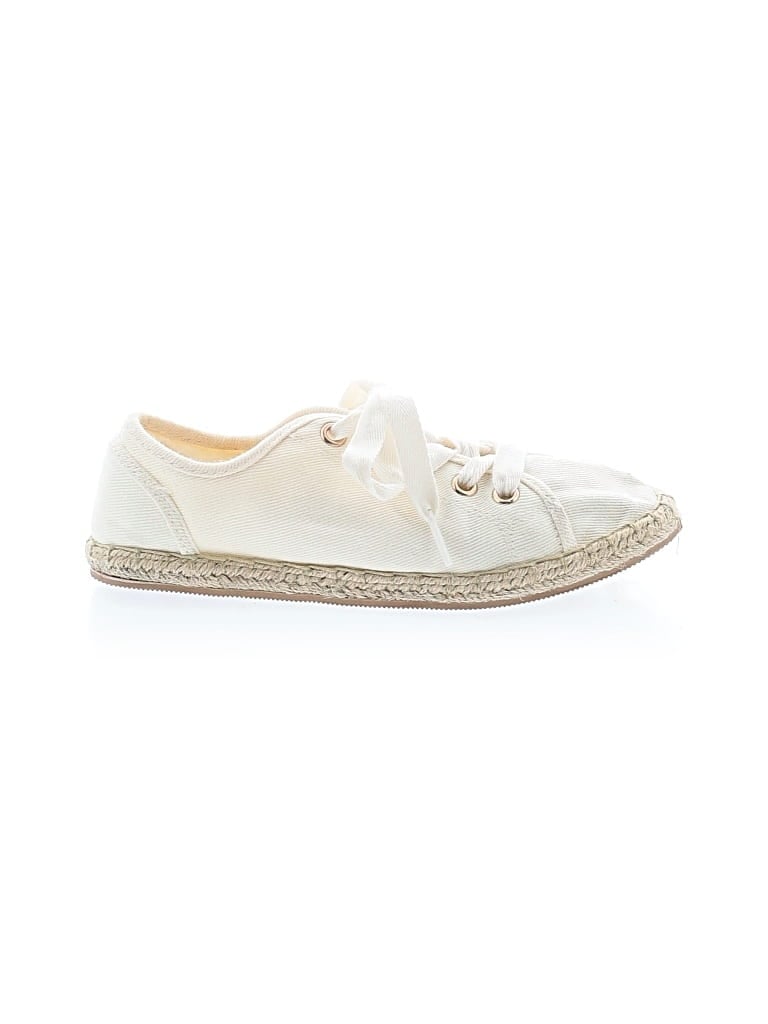 Pre-owned H&m Flats In White