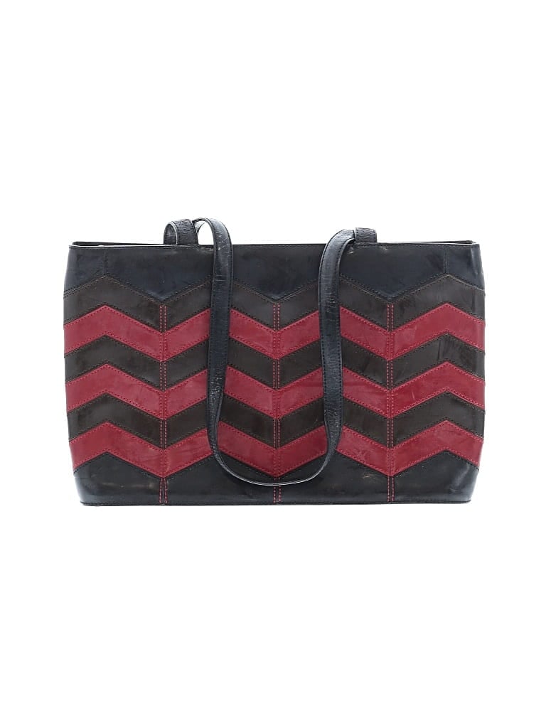 Pre-owned Maxx New York Leather Tote Bag In Black