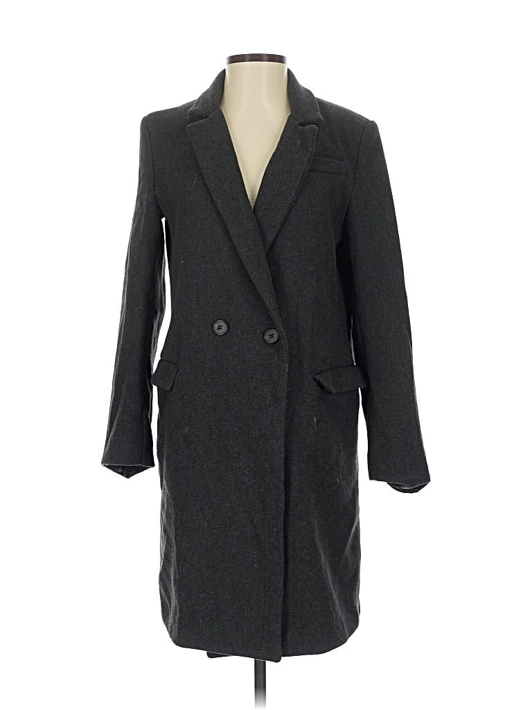 Pre-owned Assorted Brands Coat In Gray