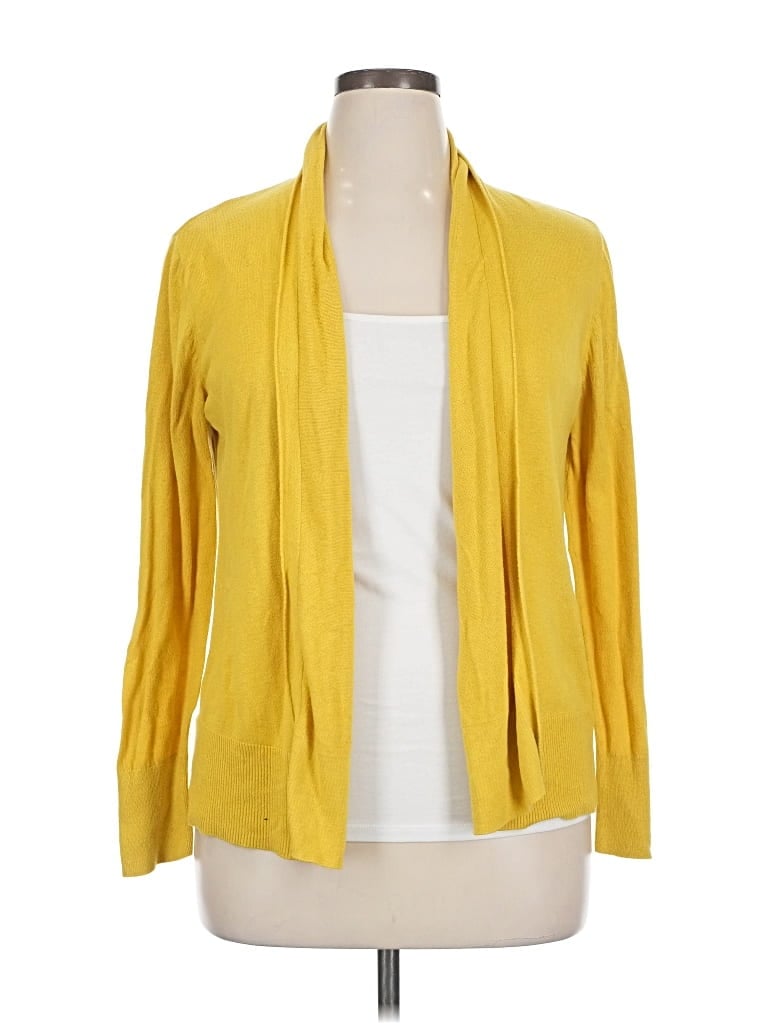 Pre-owned Old Navy Cardigan Sweater In Yellow