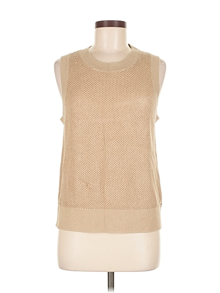 Pre-owned Tommy Hilfiger Sweater Vest In Brown