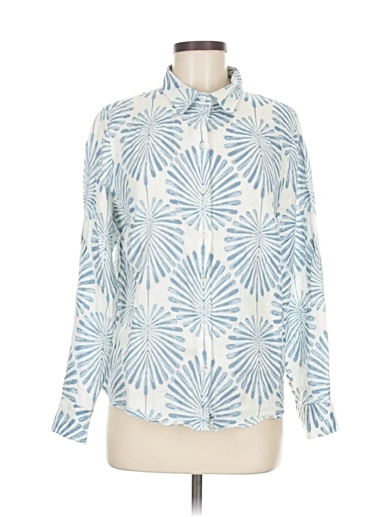 Pre-owned J By Joie Long Sleeve Blouse In Blue
