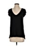 Deletta Black Short Sleeve Top Size XS - photo 1