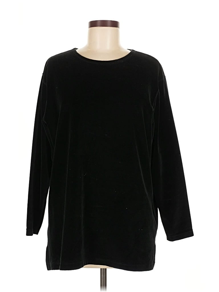 Pre-owned Jones New York Sport Pullover Sweater In Black