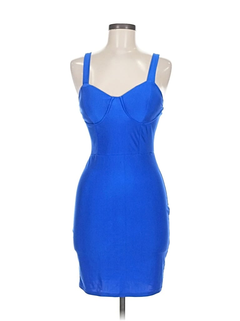 Pre-owned Haute Monde Cocktail Dress In Blue