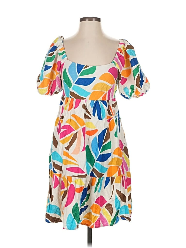 Pre-owned Tabitha Brown For Target Casual Dress In White