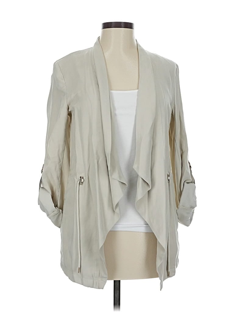 Pre-owned Zara Cardigan Sweater In Brown